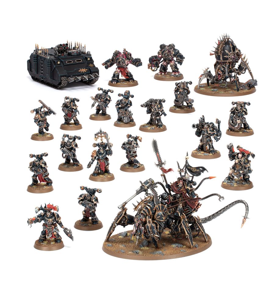 Chaos Space Marines Battleforce - Hellforged Warband