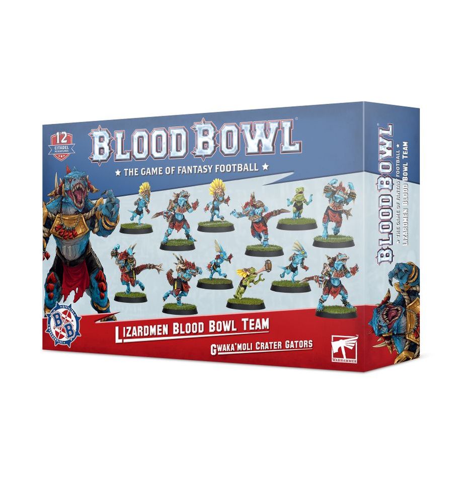 Lizardmen Blood Bowl Team - Gwaka'Moli Crater Gaters