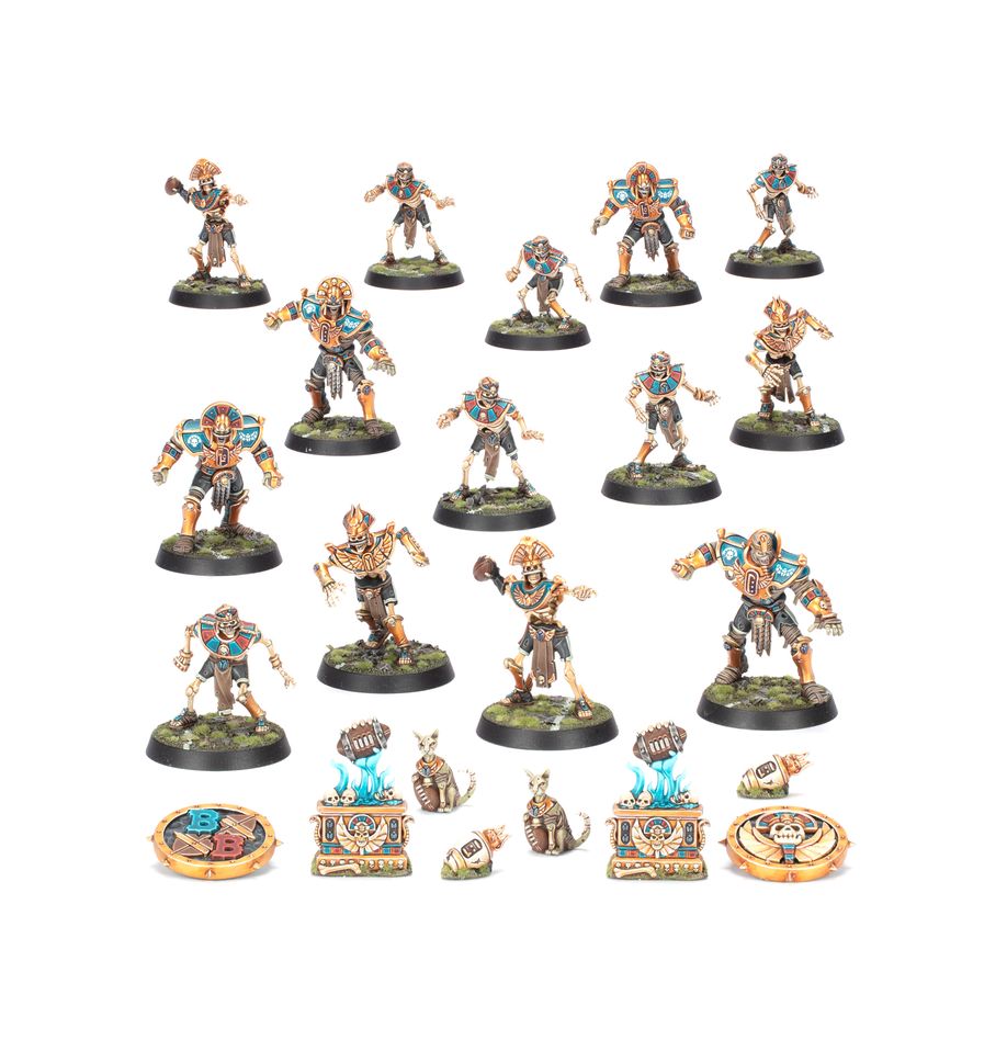 Tomb Kings Blood Bowl Team - The Nehekhara Nightmares