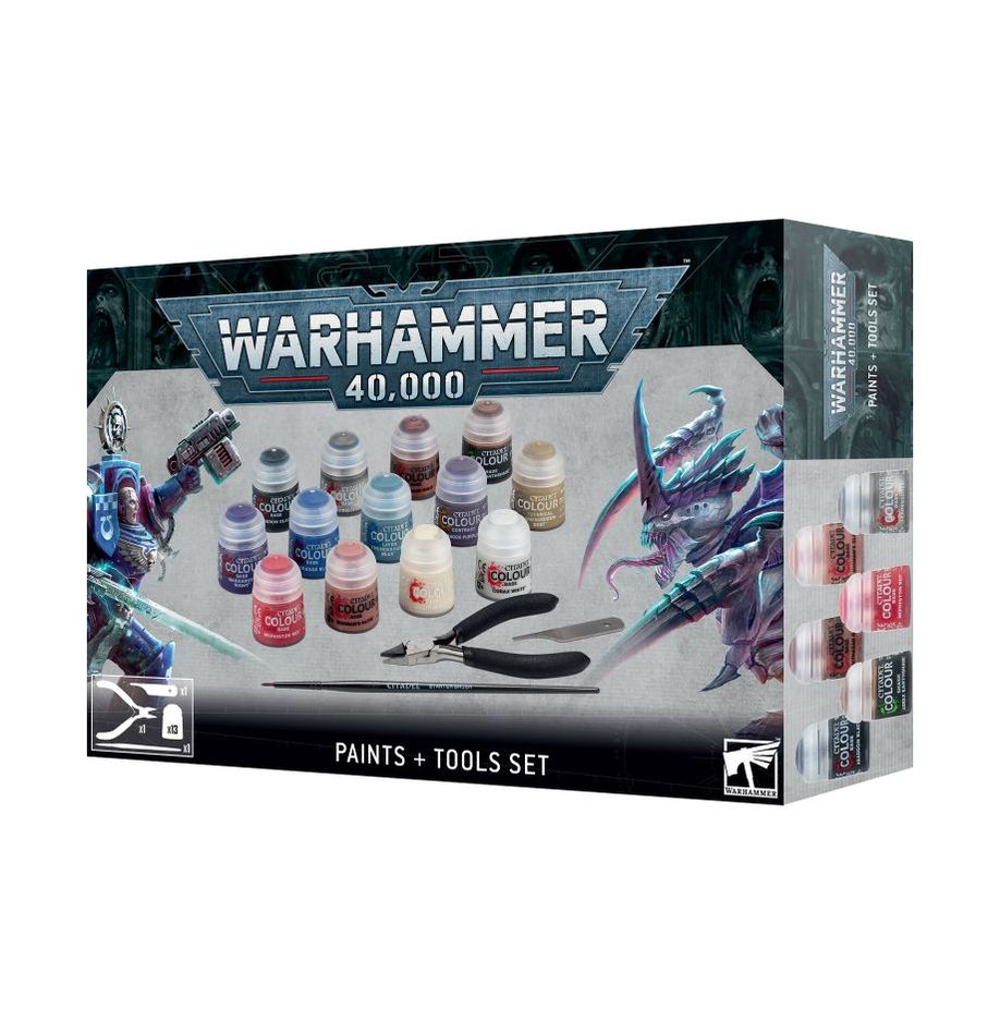 Warhammer 40K - Paints & Tools Set