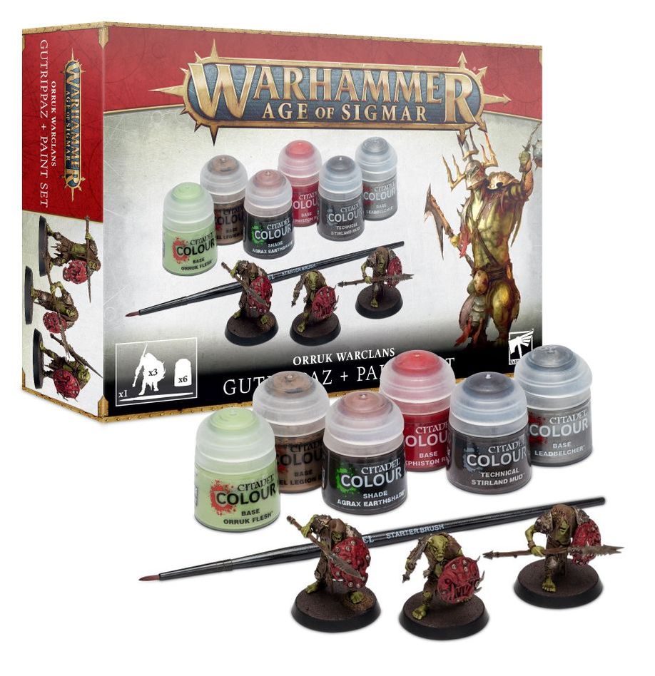 Orruk Warclans - Gutrippaz & Paints Set