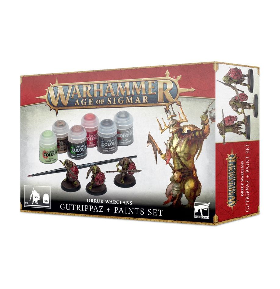 Orruk Warclans - Gutrippaz & Paints Set