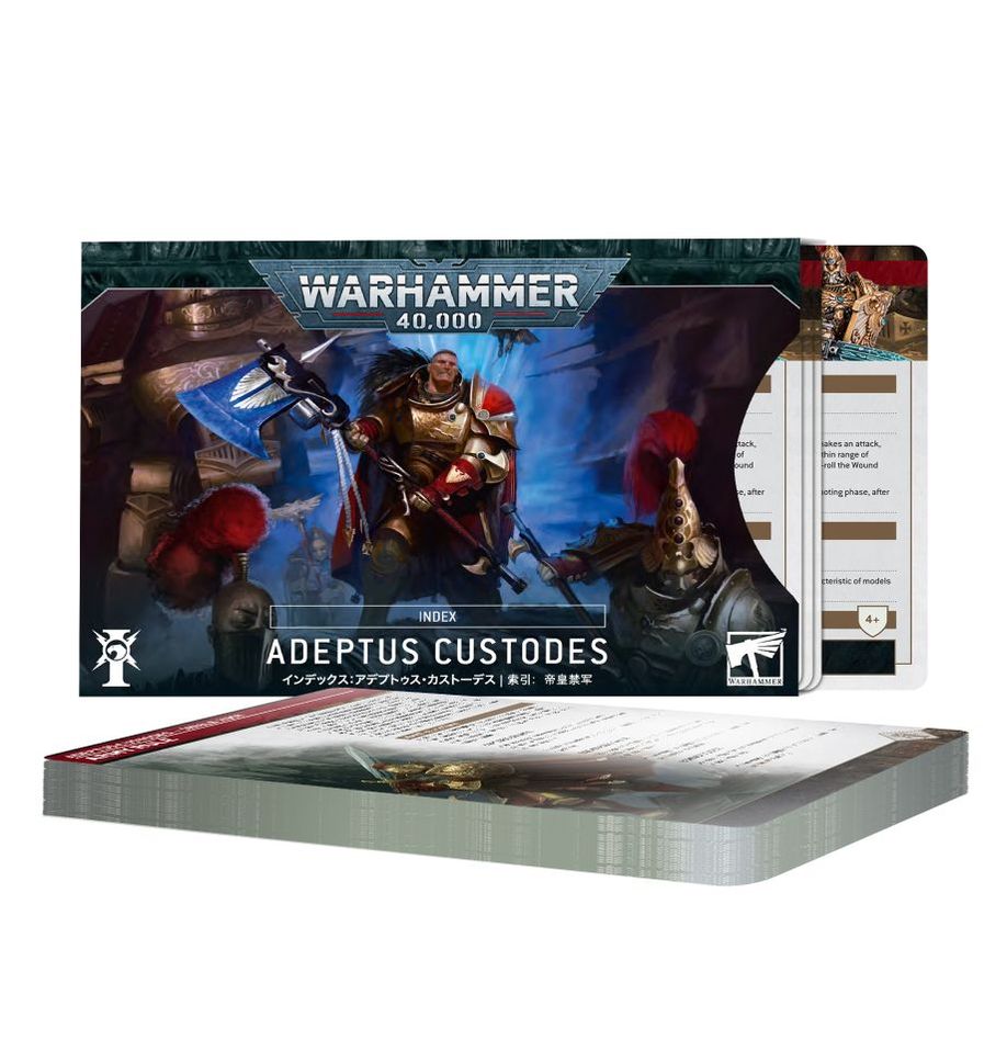 Index Cards - Adeptus Custodes