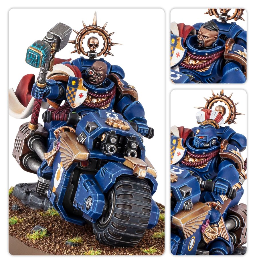 Space Marines - Captain on Bike