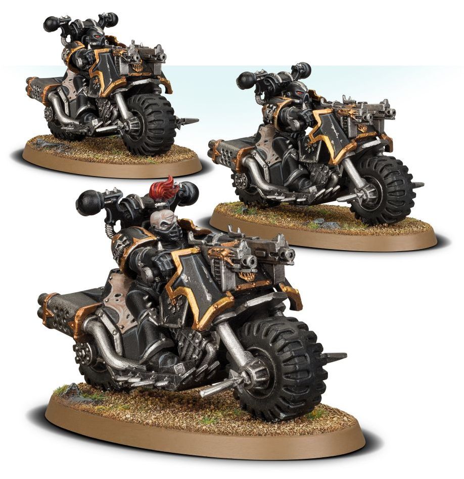 Chaos Space Marines - Chaos Bikers