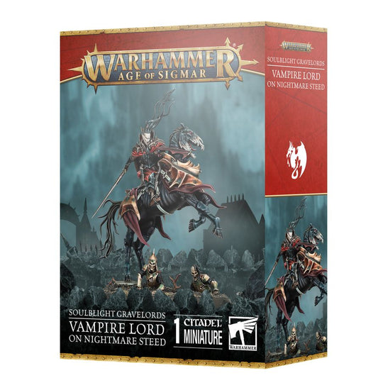 Soulblight Gravelords - Vampire Lord on Nightmare Steed
