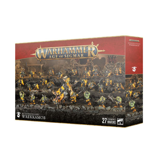 Orruk Warclans Ironjawz Battleforce - Wrekkamob