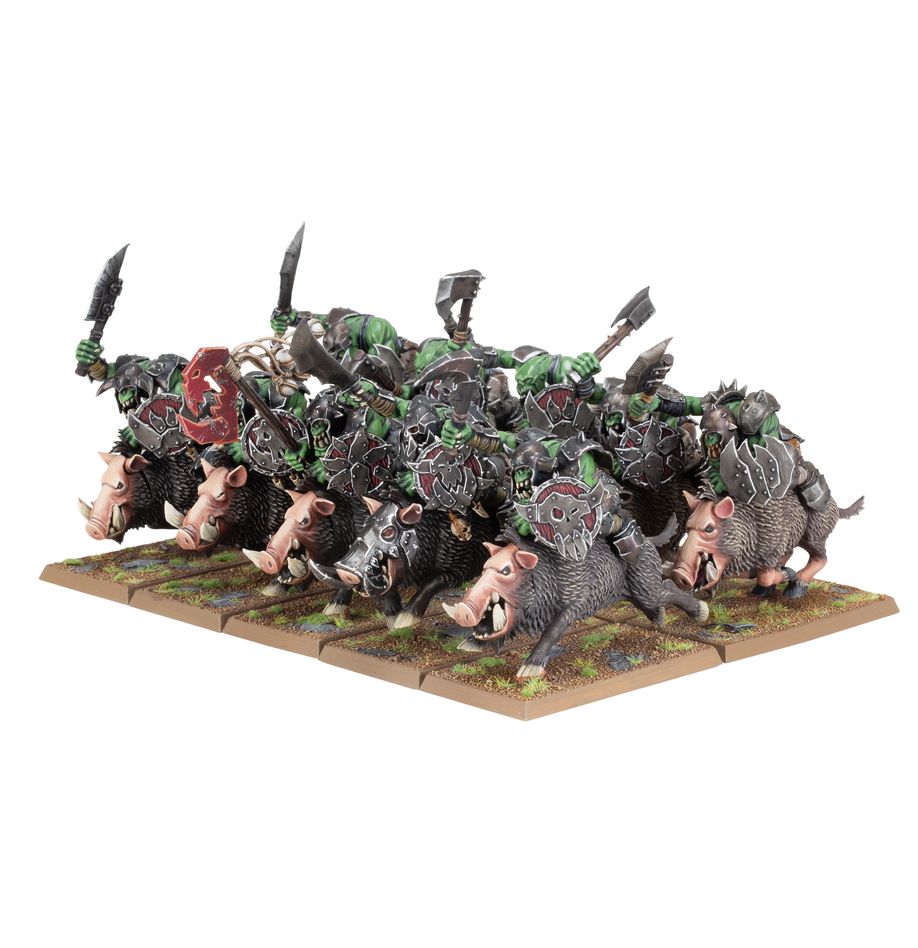 Orc & Goblin Tribes - Orc Boar Boyz Mob