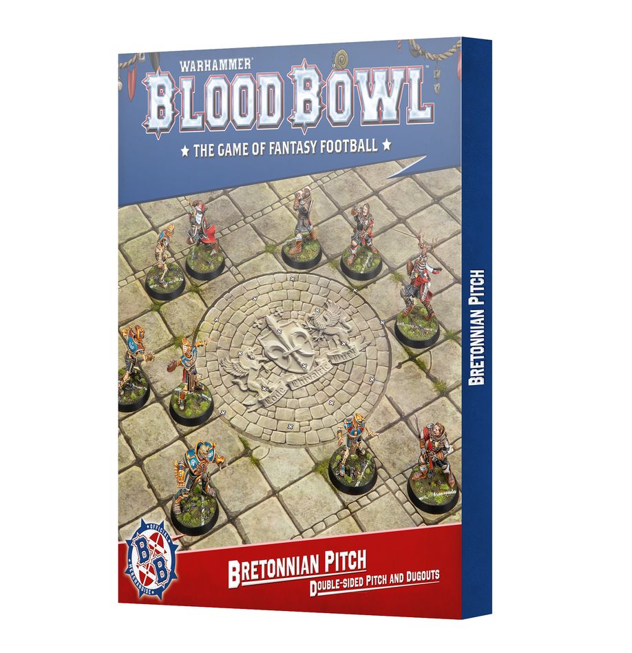 Blood Bowl - Bretonnian Pitch & Dugouts