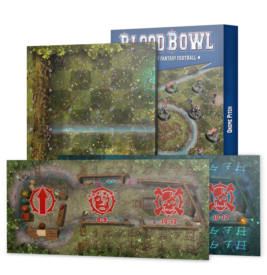 Gnome Blood Bowl Team Pitch & Dugouts