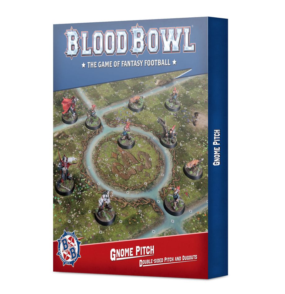 Gnome Blood Bowl Team Pitch & Dugouts